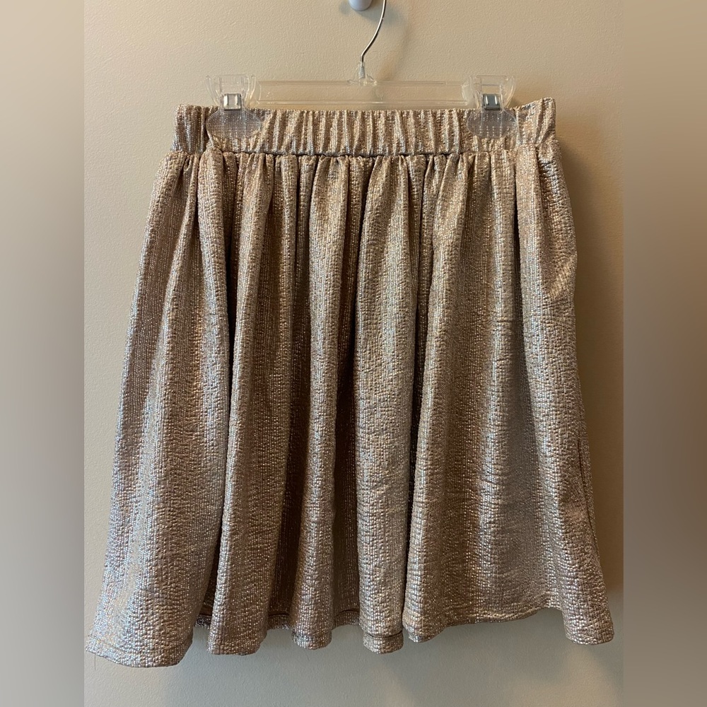 Aeropostale gold skirt size medium